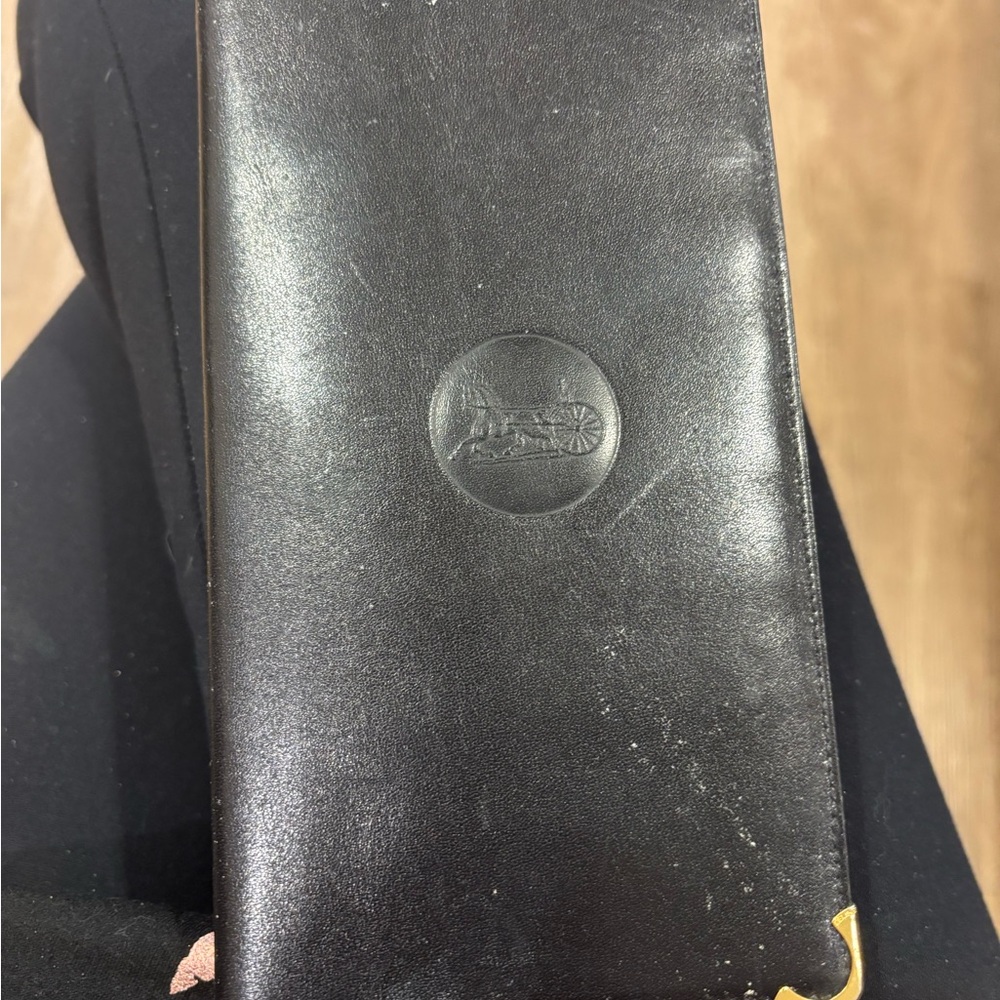 Celine Black Leather Wallet
